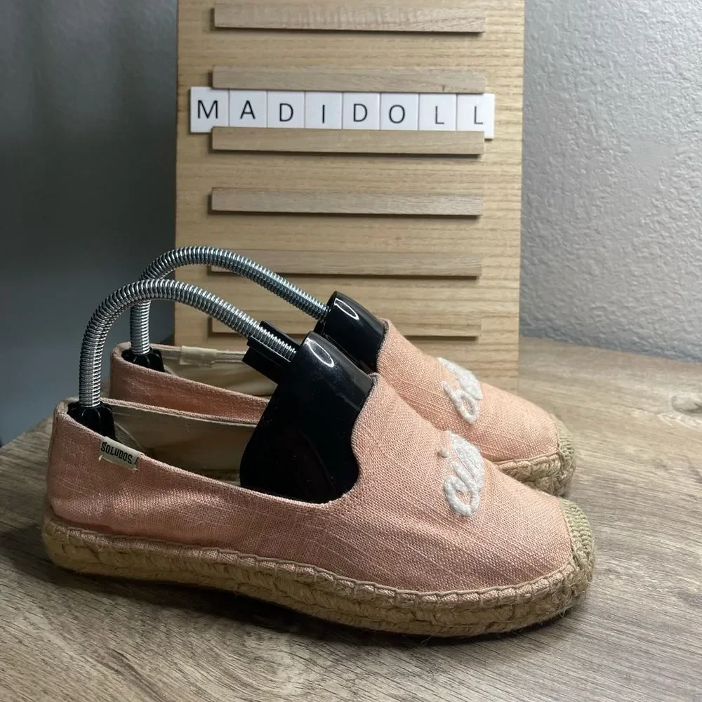 Soludos Dusty Rose Ciao Bella Espadrille Slip Ons